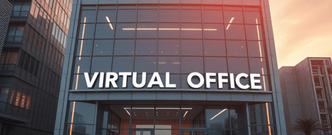 Freelancers navigate a virtual office, illustrating a dynamic and collaborative work atmosphere.